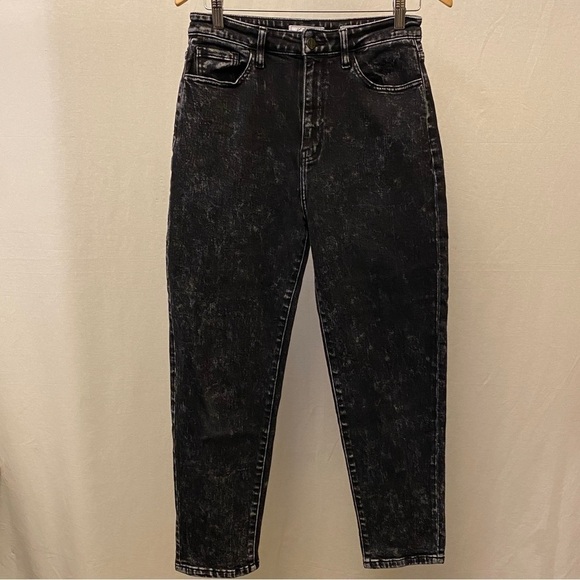 KanCan 27 (7) Ultra High Rise Baggy Fit Black Jeans Womens Stretch Acid Wash - Picture 13 of 15